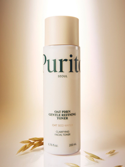 Мягкий очищающий тонер с овсом Purito Oat PDRN Gentle Refining Toner 200 мл.