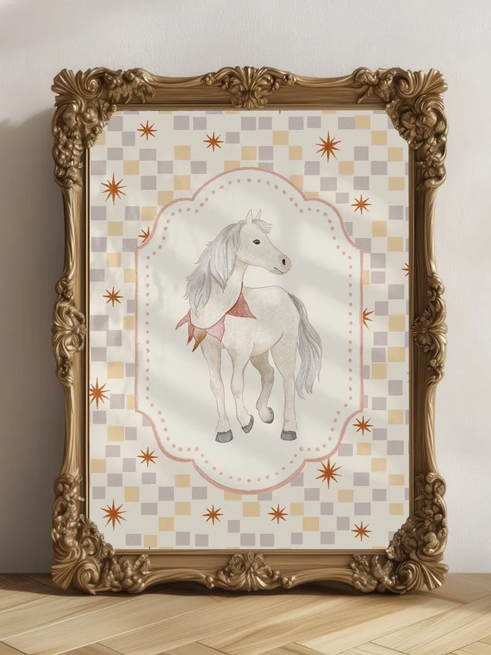 Постер для детской 30х40 см ретро