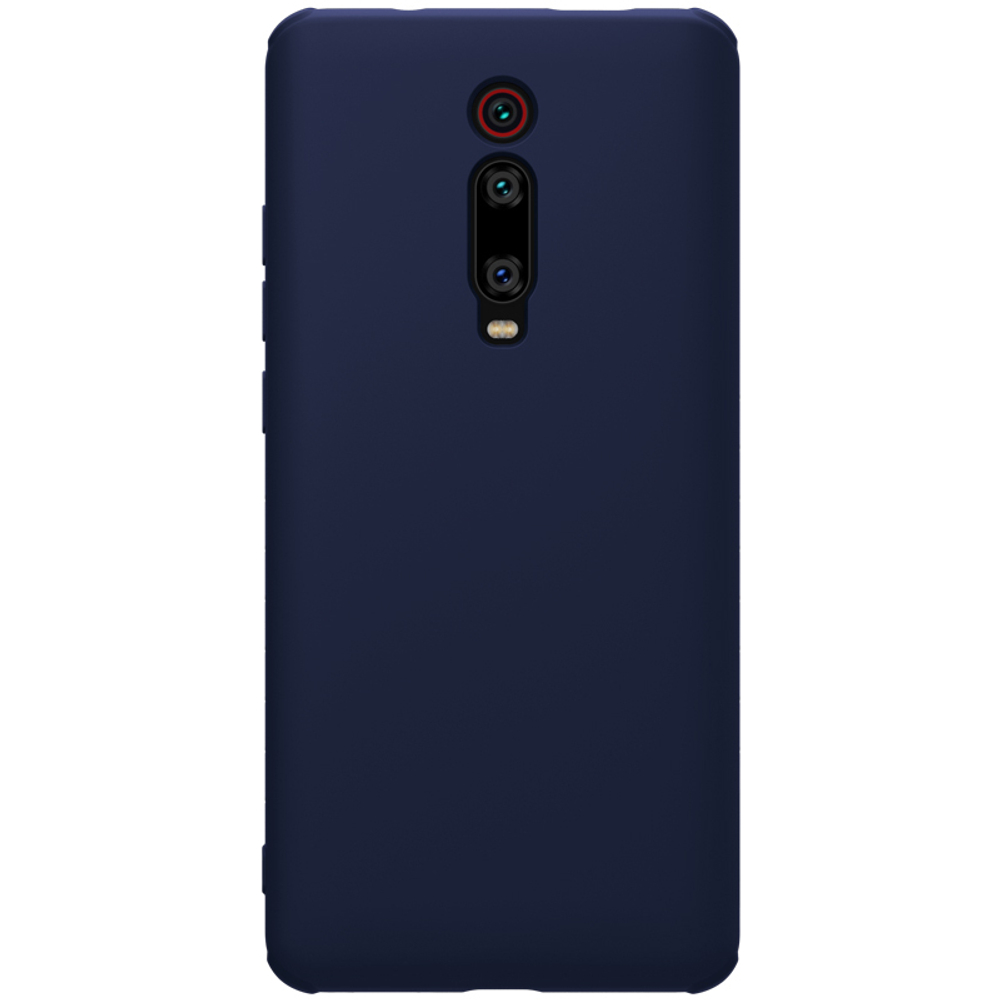 Темно синий жесткий чехол от Nillkin Super Frosted Shield для Xiaomi Redmi K20, Redmi K20 Pro, Xiaomi 9T, Xiaomi 9T Pro