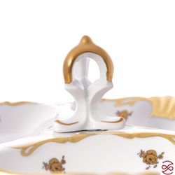 Менажница Queen's Crown Золотая роза 26 см