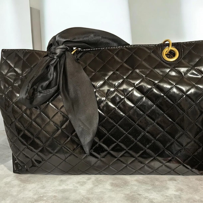 Сумка шопер, стеганая