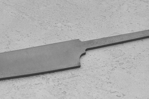 Заготовка для ножа, сталь CPM S90V 3,1мм. Модель "Геликон У160" с клинком 160мм, ТО 61-62HRC