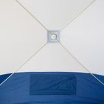 Палатка зимняя куб СЛЕДОПЫТ 2,1 х2,1 м, Oxford 210D PU 1000, S по полу 4,4 кв.м,цв. синий/белый