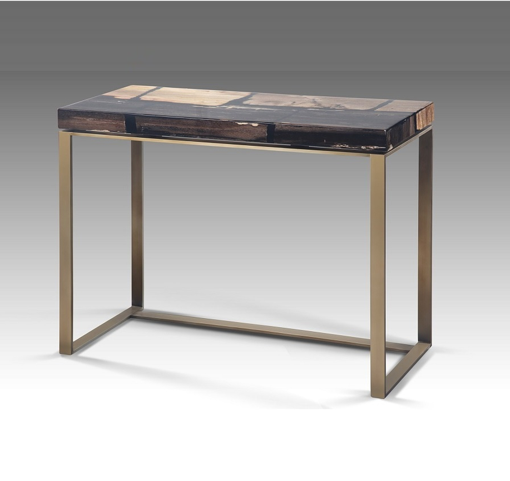 Консоль из окаменелого дерева