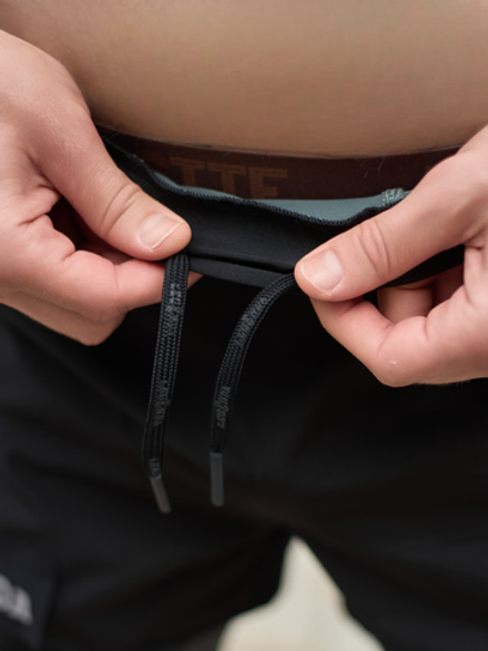 Шорты двойные тренировочные LEGENDA Варяги черный