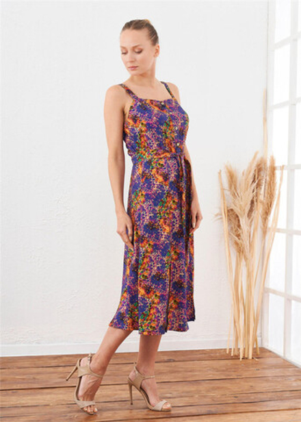 RELAX MODE / Платье женское повседневное весна летнее сарафан на бретелях - 45351