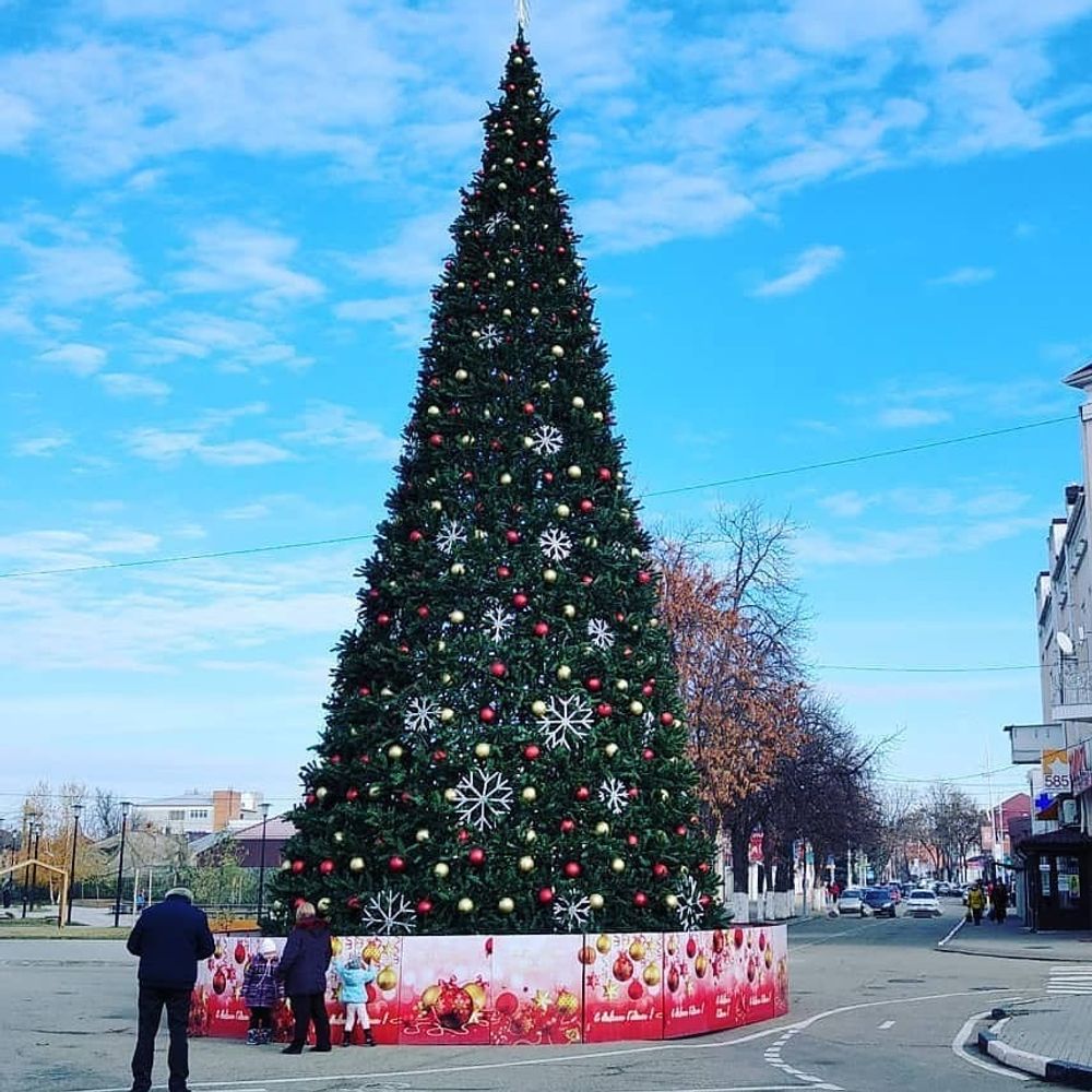 Ограждение для Каркасной уличной искусственной елки