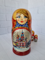Матрёшка "Виды города" 5мест