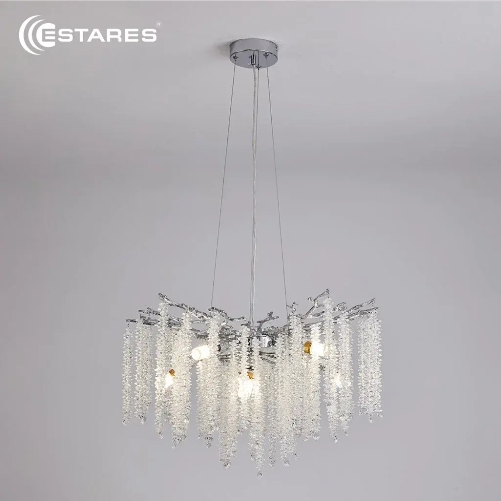 Люстра ROXANA 65 E14х8 R-600x1200-CHROME/CRYSTAL-220-IP20