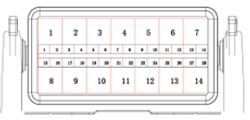 Strobe Strike M — LED стробоскоп 1200 Вт IP65 DMX512/RDM/Artnet HTML