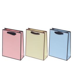 GAEM Пакет подарочный (бумага 230г/м2, блок микс 12шт), L15 W6 H20 см, 3в.