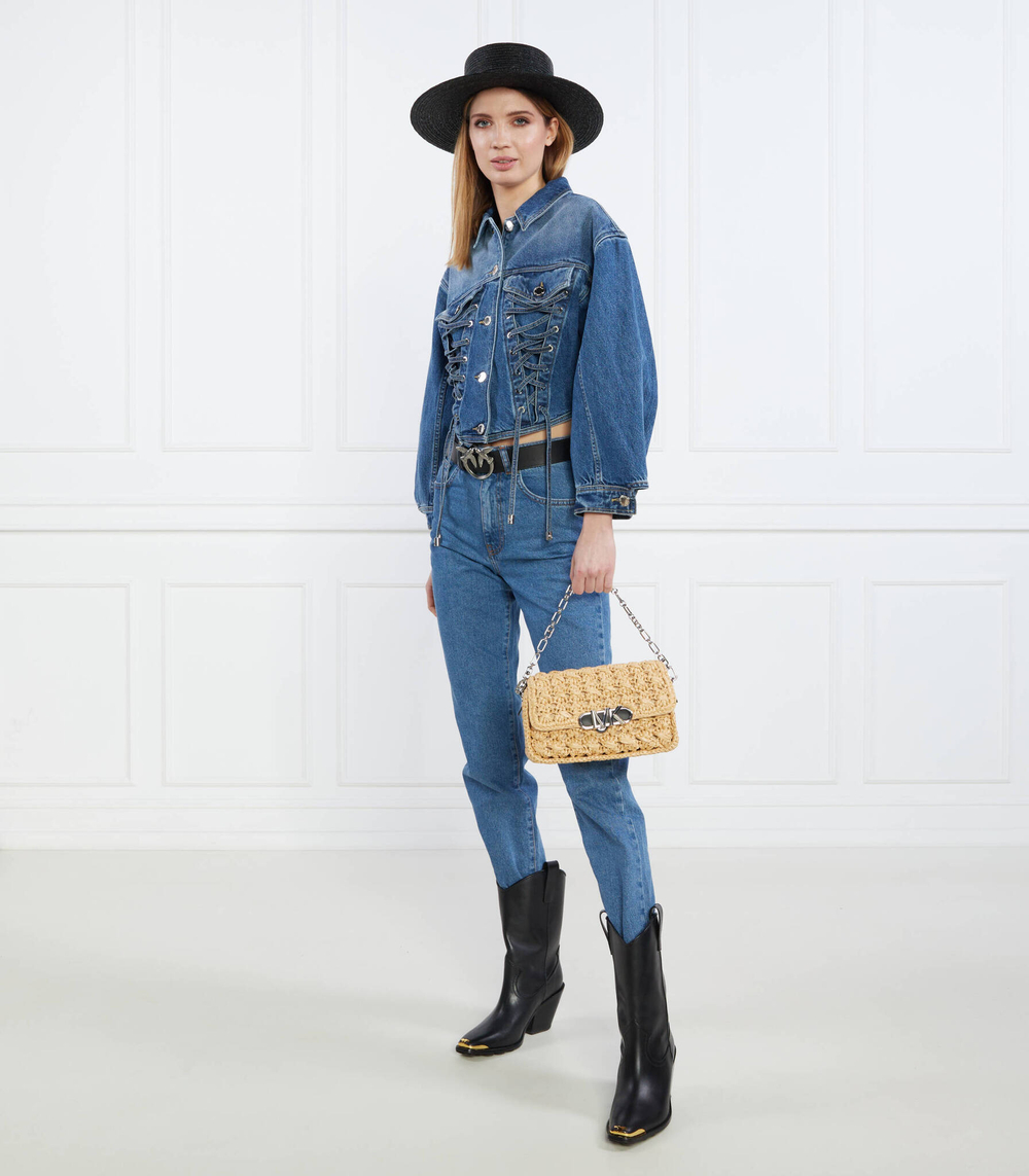 Джинсовая куртка Pinko - голубой(100117 A0GF)