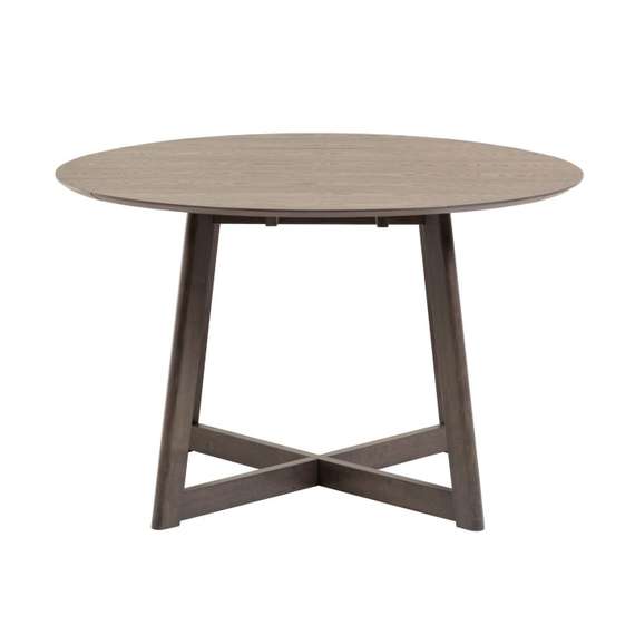 Стол раскладной Maryse Ø120-70 см, темный