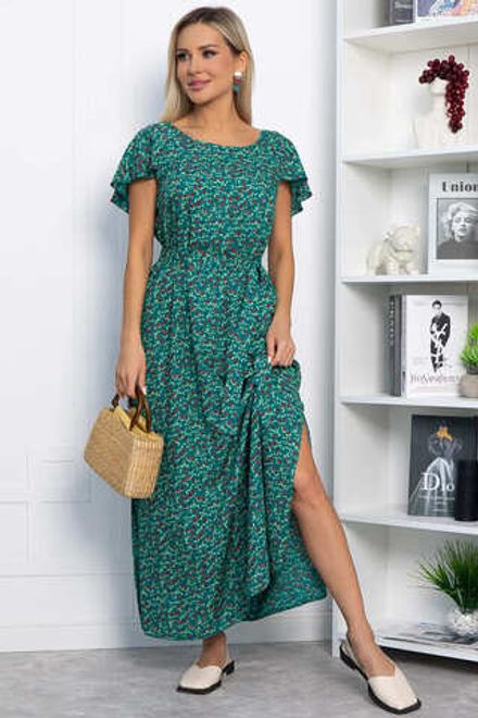 Платье Вечер свиданий (зеленое) П13830-16М LT Collection