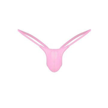 Мужские трусы стринги розовые Romeo Rossi RR1032-22