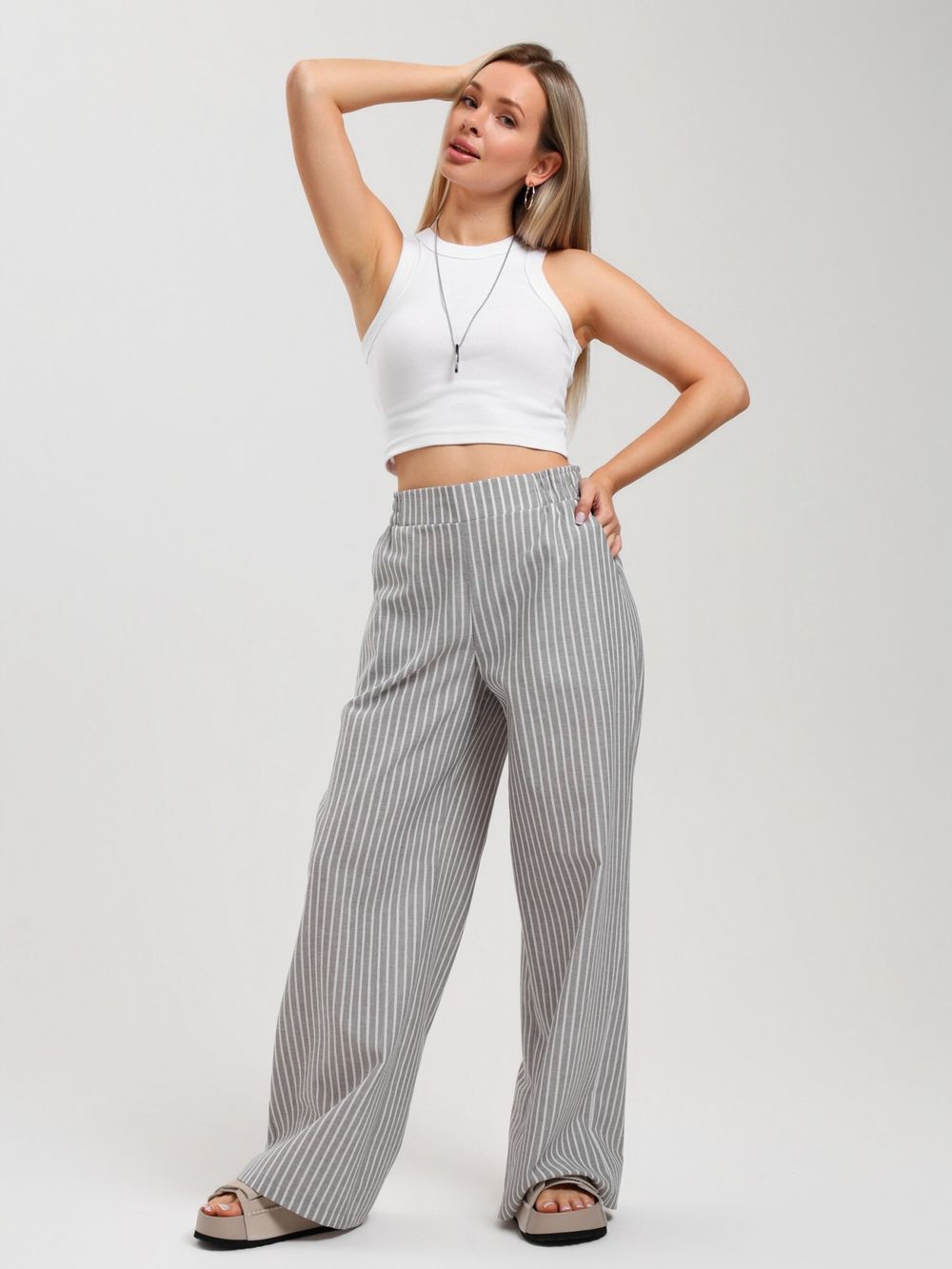 Брюки Летний день-2 Виотекс СЕРЫЙ