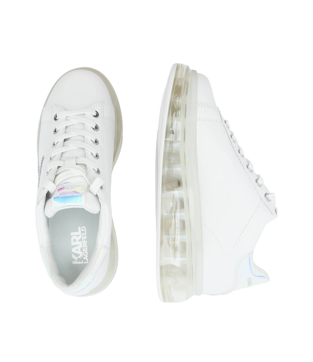 Кожаные кроссовки kapri kushion signia pearl logo lo Karl Lagerfeld - белый(KL62610P)