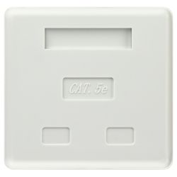 Розетка компьютерная RJ-45 ЭРА RJ02UN категория 5е неэкранированная 2-порта упаковка 30 шт