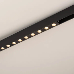 Светильник MAG-DOTS-25-L400-12W Warm3000 (BK, 30 deg, 24V) (Arlight, IP20 Металл, 5 лет) 033671