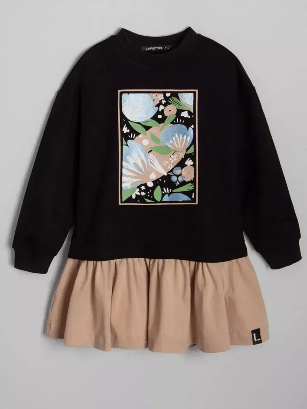 Платье толстовка с длинным рукавом