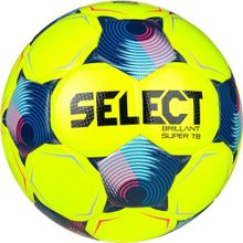 Мяч футб. SELECT Brillant Super TB V25, 3615971552,р.5, FIFA PRO, ПУ, 32 пан. термосш, желтый