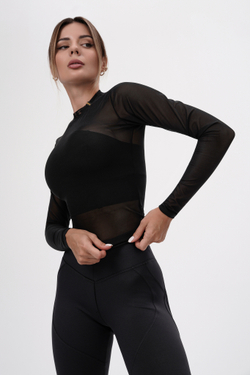 NEBBIA 847 Women s Mesh Long Sleeve Top INTENSE
