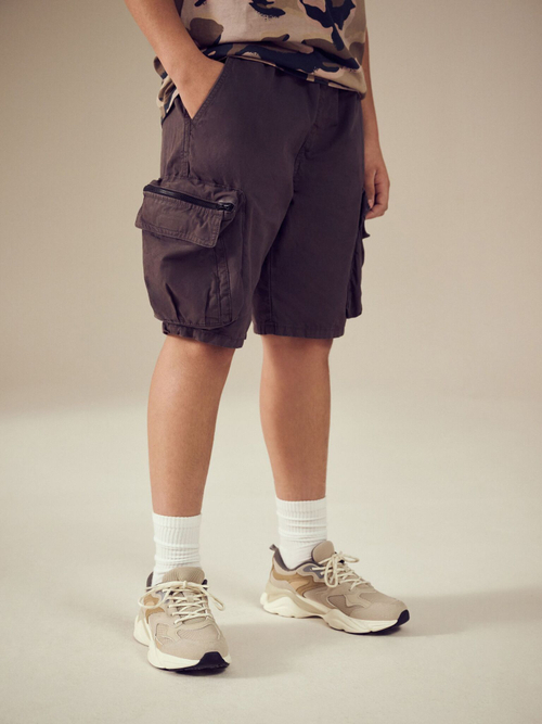 Шорты карго для мальчика Next AC6-425, Темно-серый