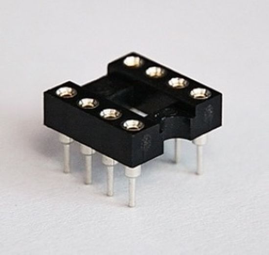 Панелька для микросхемы 8 ног цанга SCSM-8