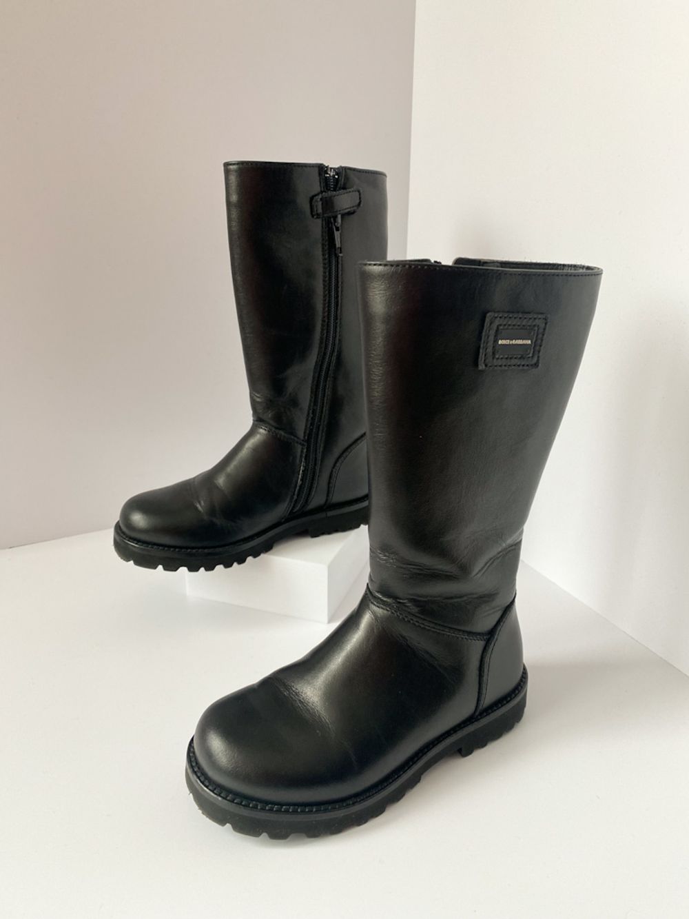 Кожаные сапоги Dolce&Gabbana, 25,5