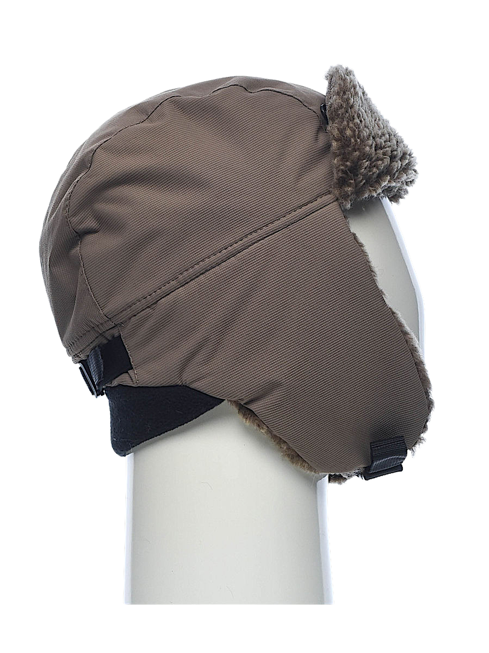 Шапка-ушанка Extreal Стрит Мех барашек Коричневый Мембрана Breathable XL(58-59) Хаки