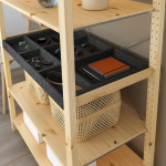 Полка - IKEA IVAR/ИВАР ИКЕА, 50х83 см, черный