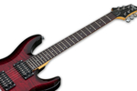 Schecter C-6 PLUS SEE THRU CHERRY BURST
