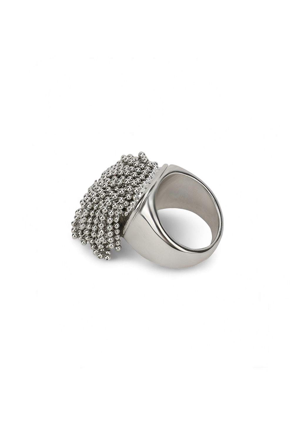 Кольцо "Нери" цвет - серебро
