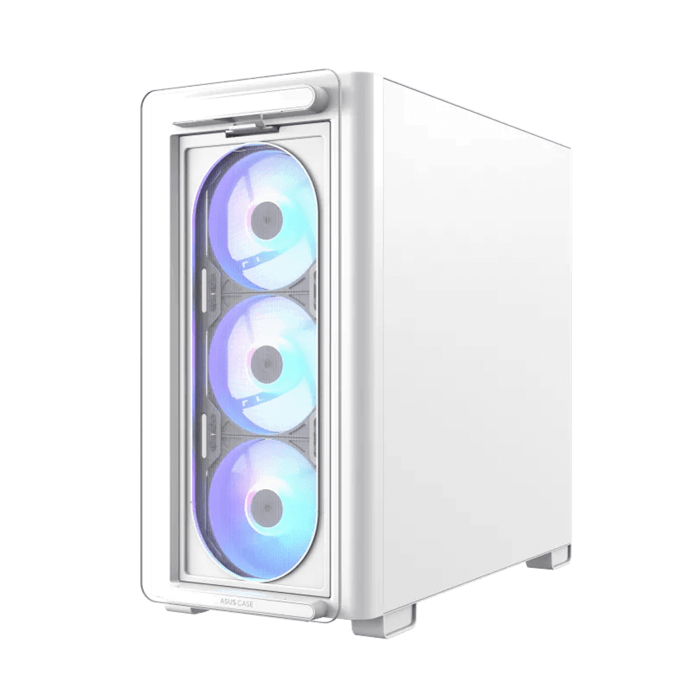 Корпус ASUS A23 PLUS TG ARGB WHITE mATX/mITX A23 PLUS TG/ARGB FANS/WHT//