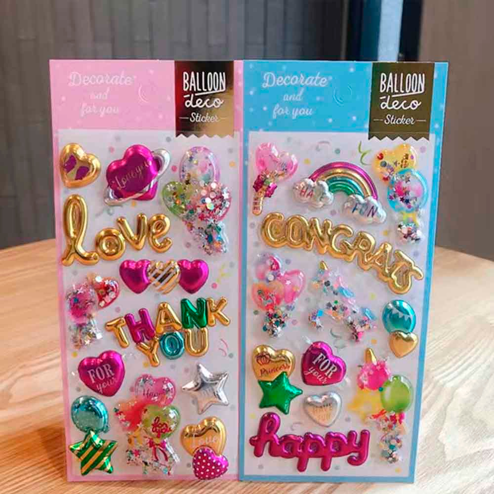 Набор 3D наклеек