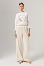 31088 Брюки женские (молочный)