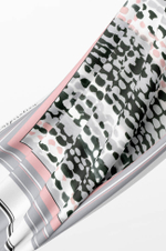 8430 Платок женский (серо-розовый принт)