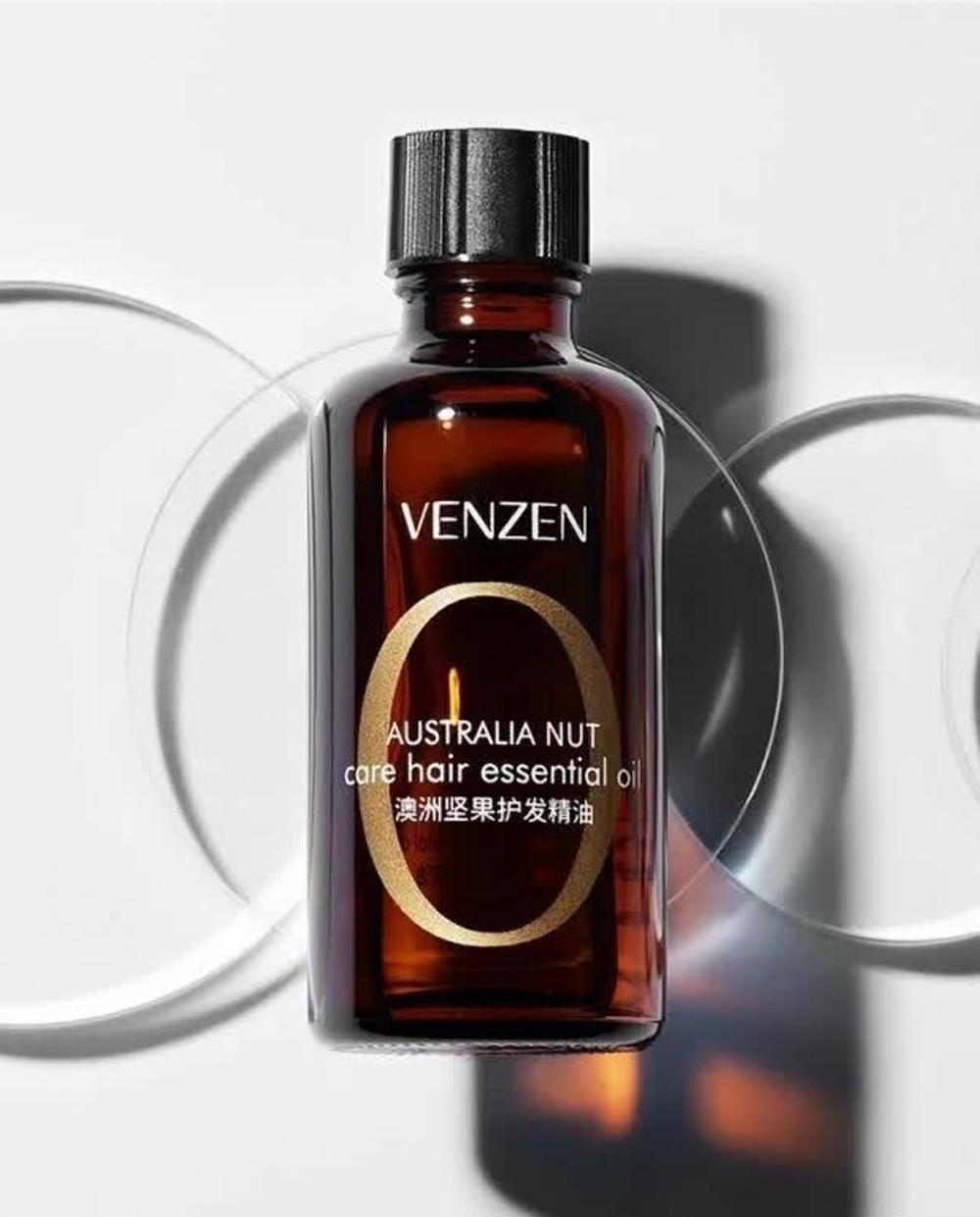 Масло для волос Venzen австралийского ореха укрепляющее Australia Nut Care Hair Essential Oil 50 мл