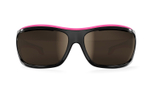 Спортивные очки LiP Tide / Gloss Black - Pink Rubber / PC Polarized / Levante Series Chroma Brown