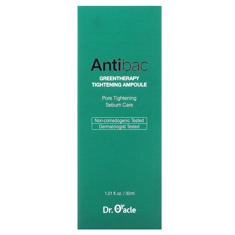 Dr. Oracle, Antibac, Greentherapy, укрепляющая ампула, 30 мл (1,01 жидк. унц.)