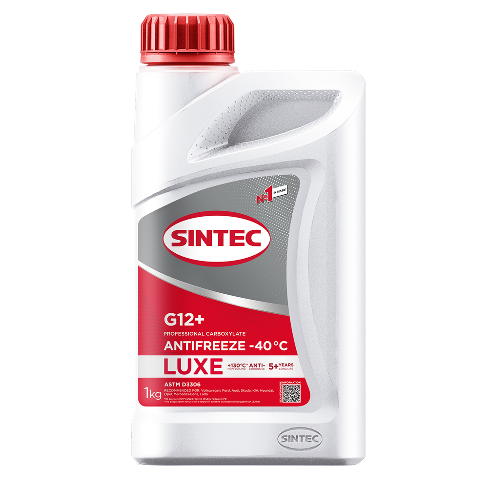 Антифриз SINTEC ANTIFREEZE Luxe G12+ red -40 1кг