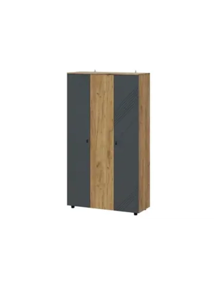 Шкаф для одежды распашной Графит 120х46х210 см
