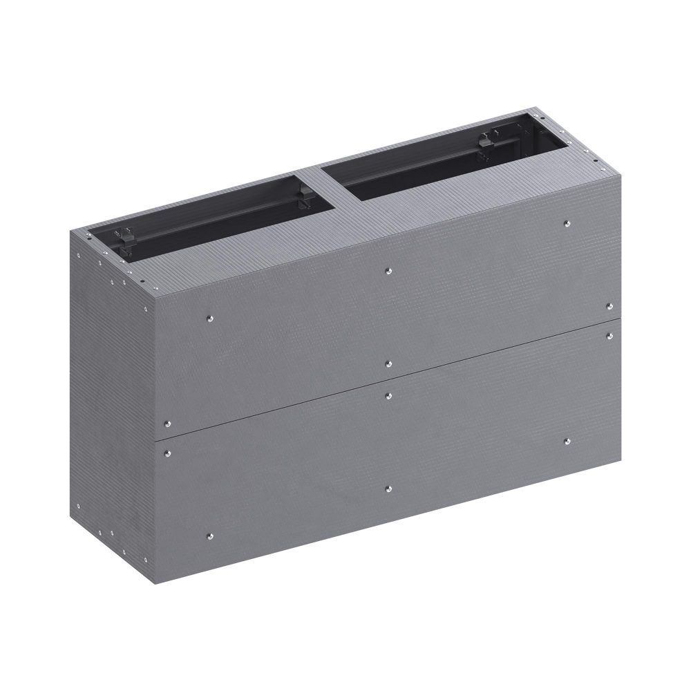 Цоколь стеклопластиковый грунтовый В=900 мм для навесных корпусов ШxГ 1000x200 мм