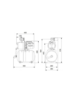 Установка насосная самовсасывающая Grundfos JP 3-42 PT-H
