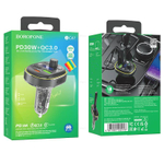 Автомобильный FM-трансмиттер BOROFONE BC47 Bluetooth (черный)