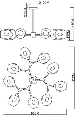 Люстра на штанге Arte Lamp