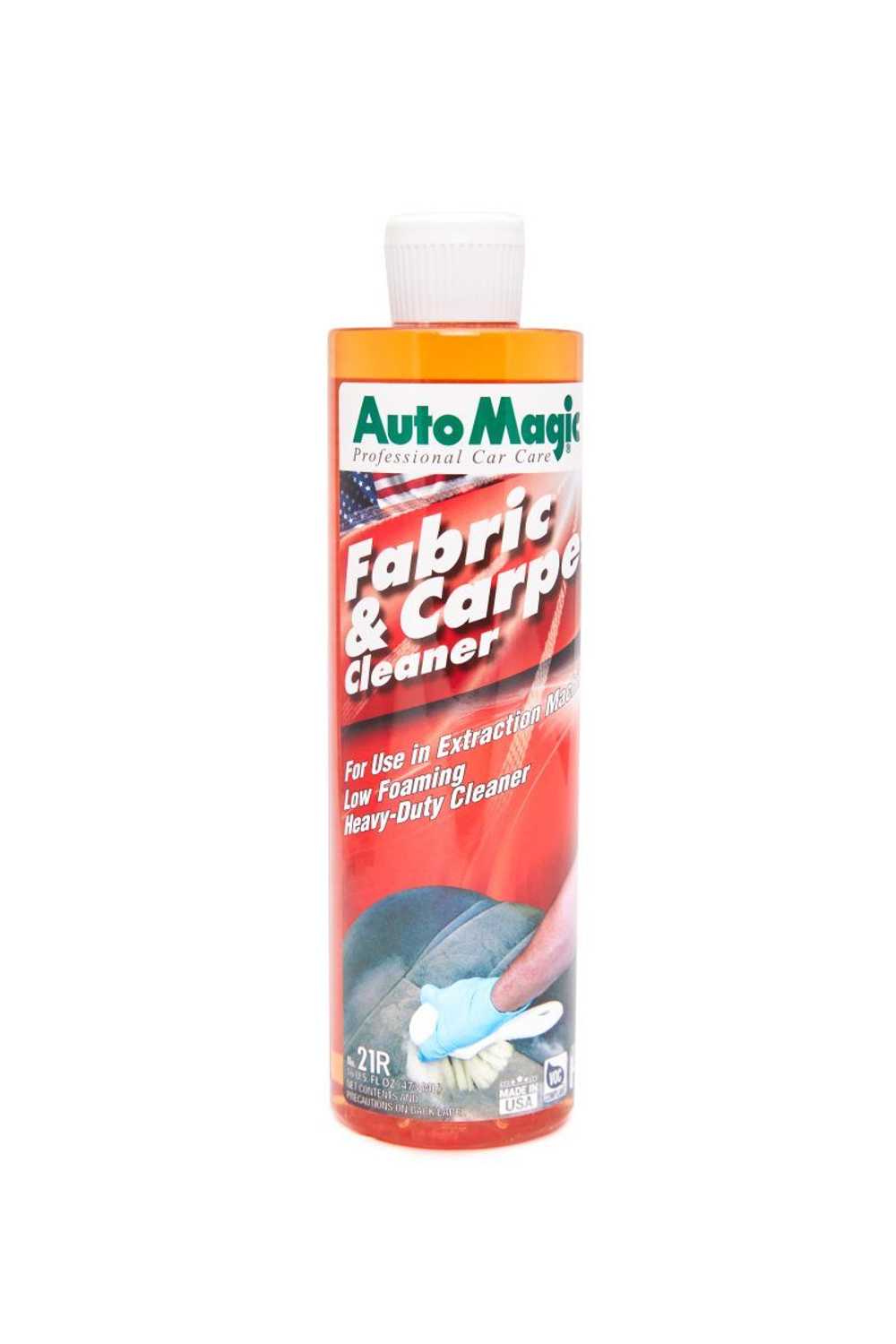AutoMagic"Fabric & Carpet cleaner №21r " очиститель-концентрат для моющего пылесоса 473 мл.