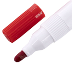 Набор маркеров 4 цвета, Alingar, перманентный, пулевидный, 2 мм, белый корпус, 4 шт/уп, упаковка ПВХ с кнопокой, европодвес