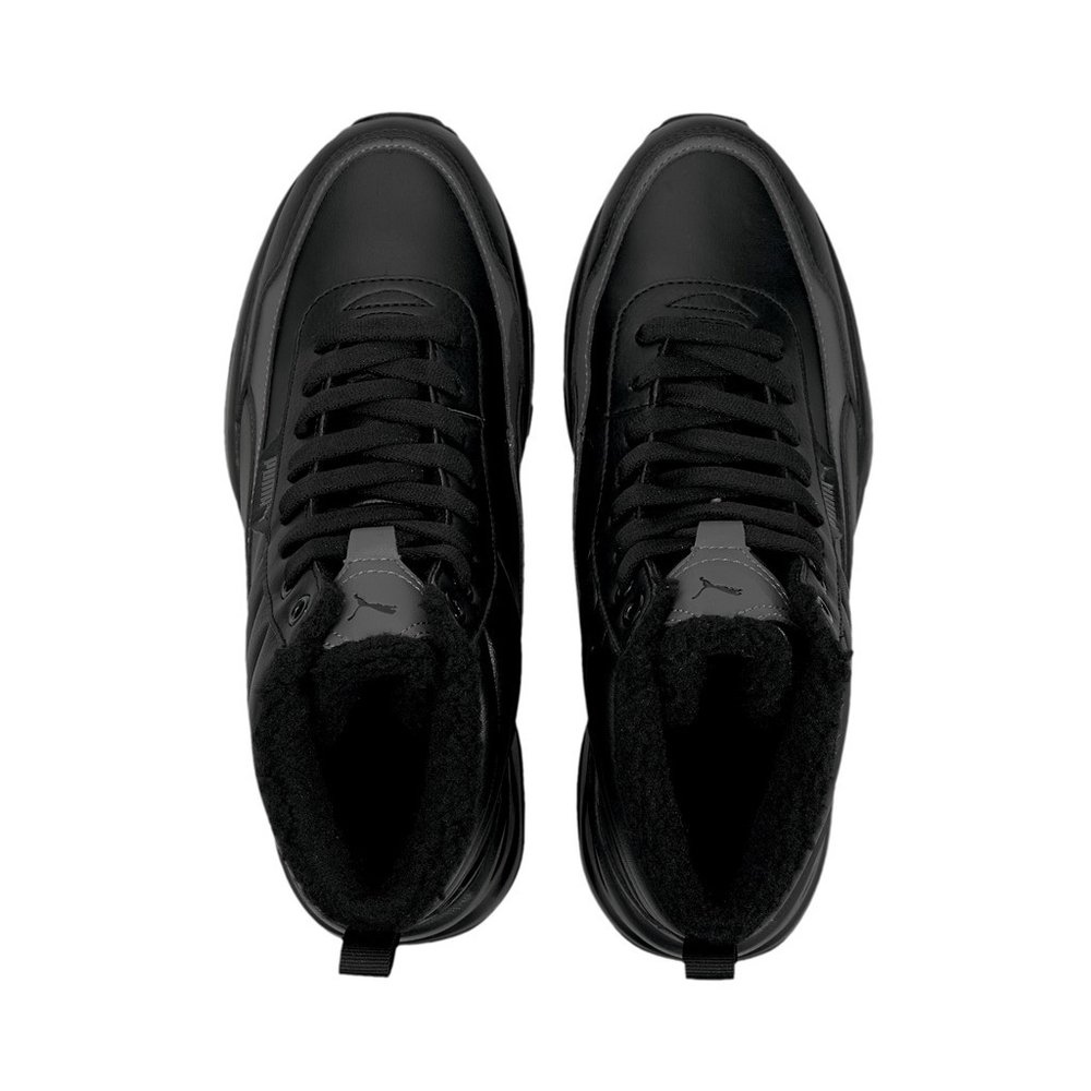 Кроссовки женские PUMA Cilia Mid Metallic Puma Black-CASTLEROCK