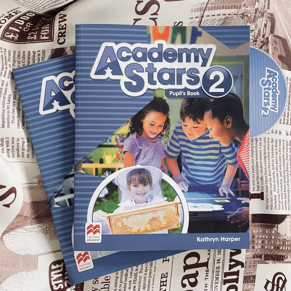 Academy Stars 2: Pupil's Book+Workbook+CD